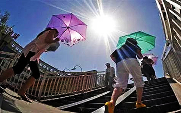 泸州最高气温将升至40℃  注意避暑最重要