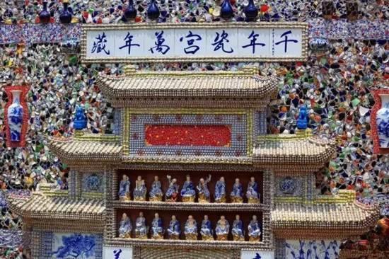 江西老太太5年花6000万 打造一座千年瓷宫(图2)